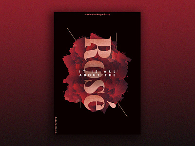 Types of Alcohol - Rose design graphic design illustrator photoshop poster print