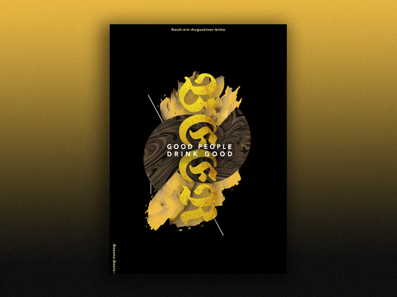 Types of Alcohol - Beer layout typography illustrator photoshop graphic design design poster