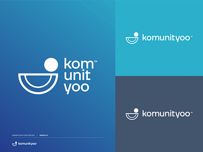 Kommunityoo's logo Concept brand identity branding community conception digital logo minimal typography vector wallet