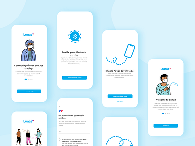 COVID Tracer App Onboarding Concept android app application branding clean covid 19 covid19 design ios onboarding onboarding ui register signup typography ui uiux user experience user interface ux uxui