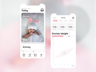 Concept of a baby guide and tracking app app appdesign baby baby care babypink concept design design app helper mama mum ui ui design uidesign uiux user experience userinterface ux uxdesign