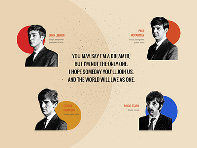 The Beatles Band Landing Page