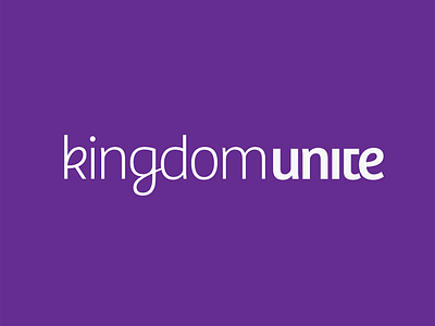 Kingdom Unite brand kingdom logo purple