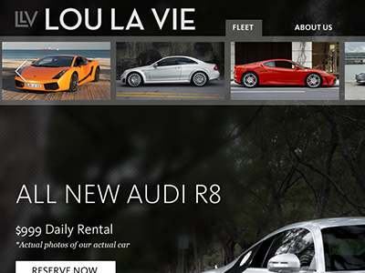 Lou La Vie audi cars exotic website