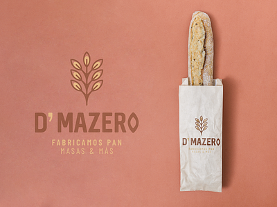 Diseño de Logo - D'Mazero Panadería bakery brand diseño gráfico graphic design logo logotype