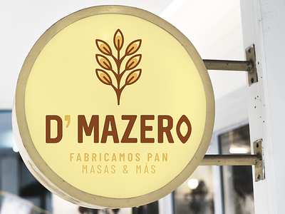 Diseño de Logo - D'Mazero Panadería bakery graphic design logo graphicdesign logotype