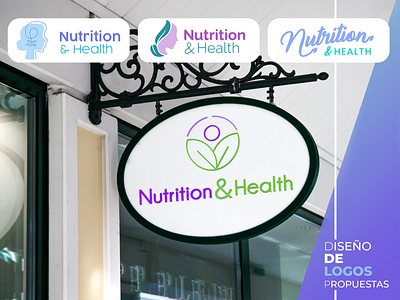 Diseño de Logotipo - Nutricionista Profesional design graphic design logo nutrition