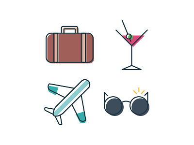 Simple Travel Icons 2