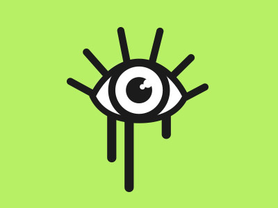 96 eyes eyeball eyelash green icon ish