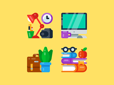 Office Icons flat free freebie icons office office icons vectly