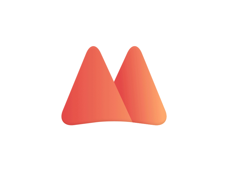 Logo of Mobile Viewpoint, a refresh of their brand branding clean design logo multicoloured redesign