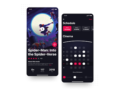 Movie app application deisgn design film ios ios app movie