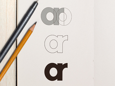 "AR" Monogram - My personal Logo