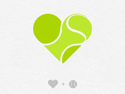 ❤️ + 🎾 brandidentity branding identity identitydesign logo logodeisgn logodesigner logos love tennis