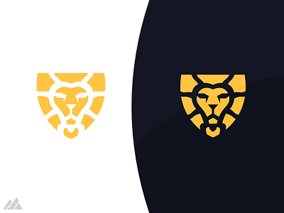 Lion Design design esports flat gaming illustrator lion simple vector