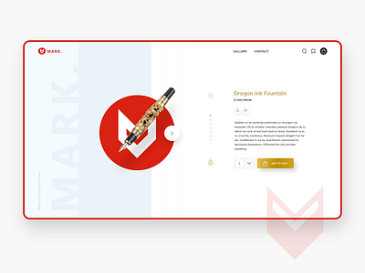 Mark Web site Concept design ui ux web