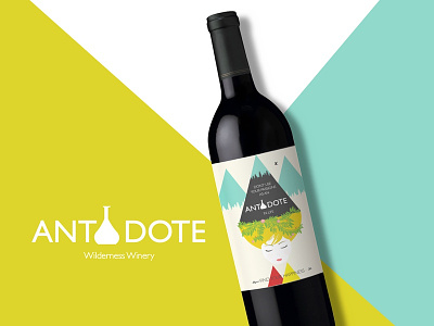 Antidote Wine brand design illustration packaging packaging design product wine
