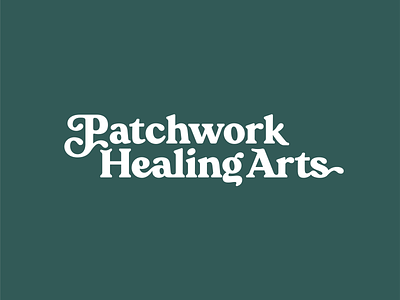 Patchwork Healing Arts (wip) branding healing logo type