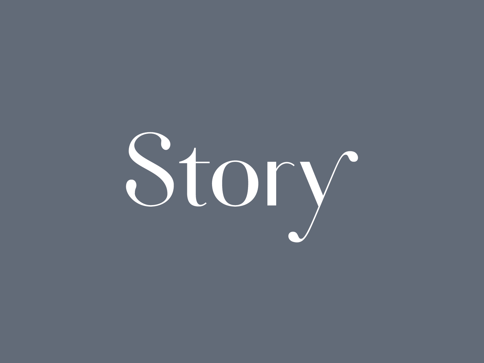 Story Logo by Jessica Sutton Maniatis for JSGD on Dribbble