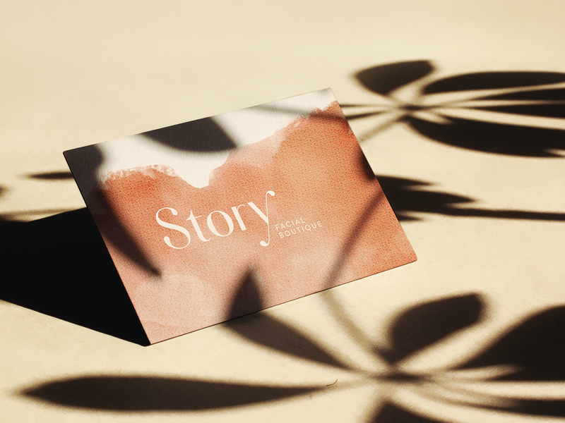 Story Business Cards branding business card logo