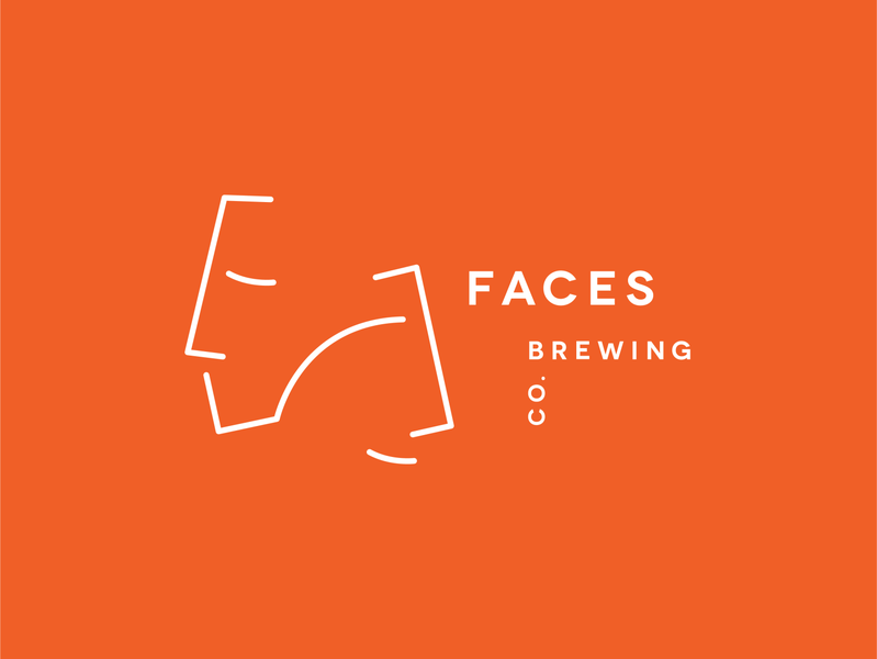 Faces Branding (wip) branding brewing company faces illustration logo