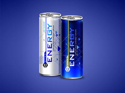 C+Star Energy drink can design