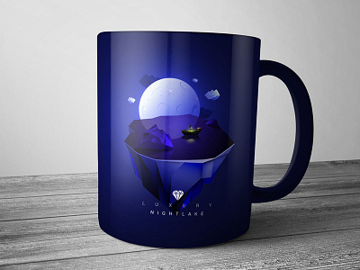 Luxury Hotel cup illustration design. cozy cup design diamond elegant eyecatching graphic illustration serious sleek sweet