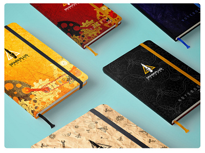 Coworking brand design. black danger dirty edge grunge logo notebook powerful red strong sweet texture