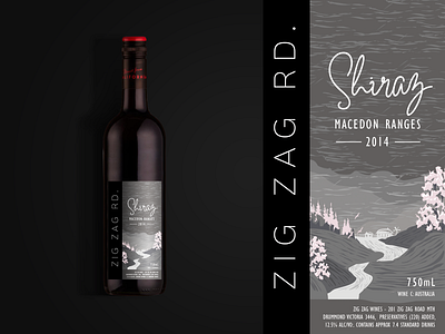 Wine Label Design art blackandwhite branding elegant graphic grey illustration art label design nature illustration wine design wine glass