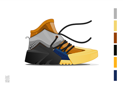 Lexain Sneakers design footwear design illustration sneakers vector