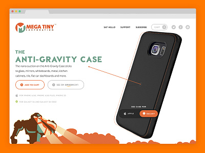 Mega Tiny Website uiux website