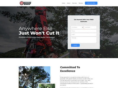 Anderson Tree Care | OcalaArborist.com branding design minimal ui ux web web design