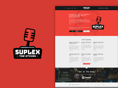 Suplex The Sticks branding design flat minimal ui ux web web design website