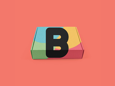 B O X box design illustration packaging design product design