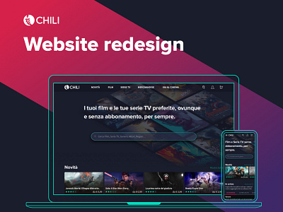 Chili website redesign | master project work