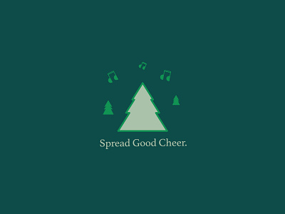Spread Good Cheer branding color concept design festive fun project logo