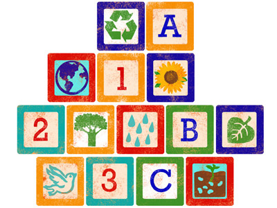 Building Blocks blocks education environment green kids school