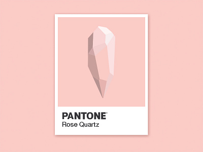 PANTONE OBJECTS – Rose Quartz gemstones pantone pantone color chips pantone colour of the year 2016