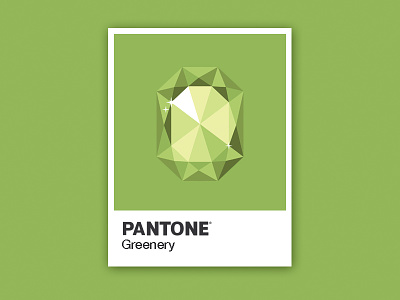 PANTONE OBJECTS – Greenery gemstones pantone pantone color chips pantone colour of the year 2017