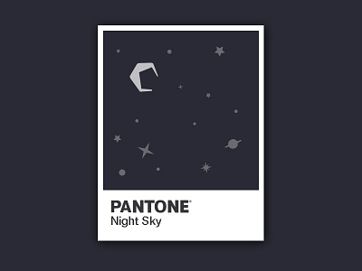 PANTONE OBJECTS – Night Sky