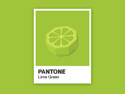 PANTONE OBJECTS – Lime Green