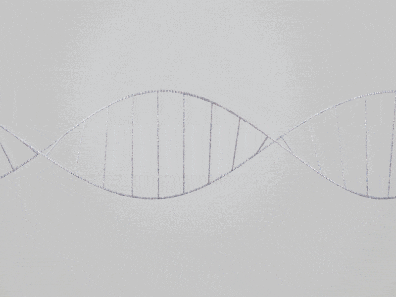 DNA Animated Particle Strand