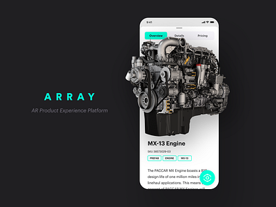 ARRAY Mobile App - Augmented Reality app ar array augmented reality branding ios iphone platform project