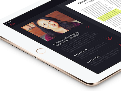 Product Mockup in an iPad Air 2 chat device ipad air 2 practice red render role play sales slate video