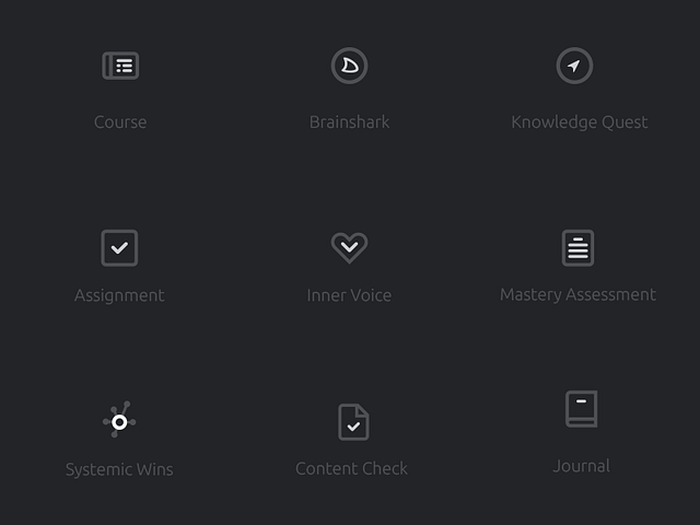 Icon Set for Activity Types by Zach DeYoung for Maestro on Dribbble