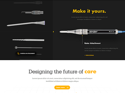 Design Concept interaction website