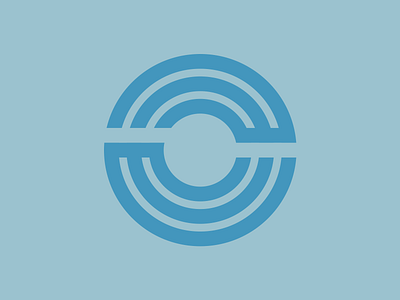 Logo Exploration blue brand branding circle circle logo design exploration icon identity illustration logo logo design mark monochromatic monogram o vector