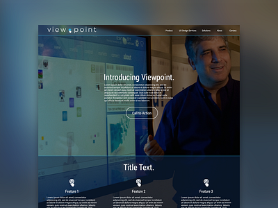Launch Page Concept website