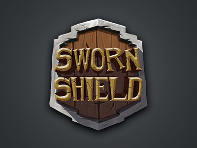 Sworn Shield Logo fantasy logo rpg shield