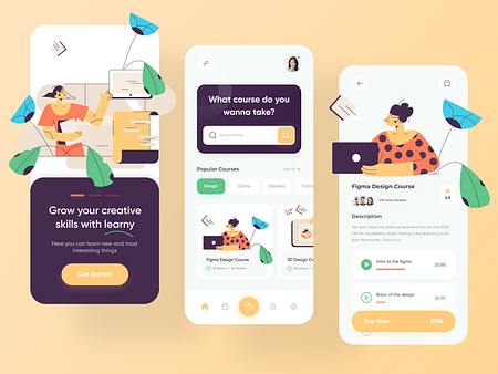 Education: Online Course App by Sami Mehraria on Dribbble